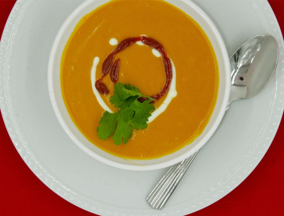 sweet potato coconut soup