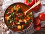 A pot on the table mulligan stew recipe