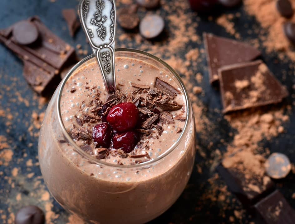 chocolate cherry smoothie