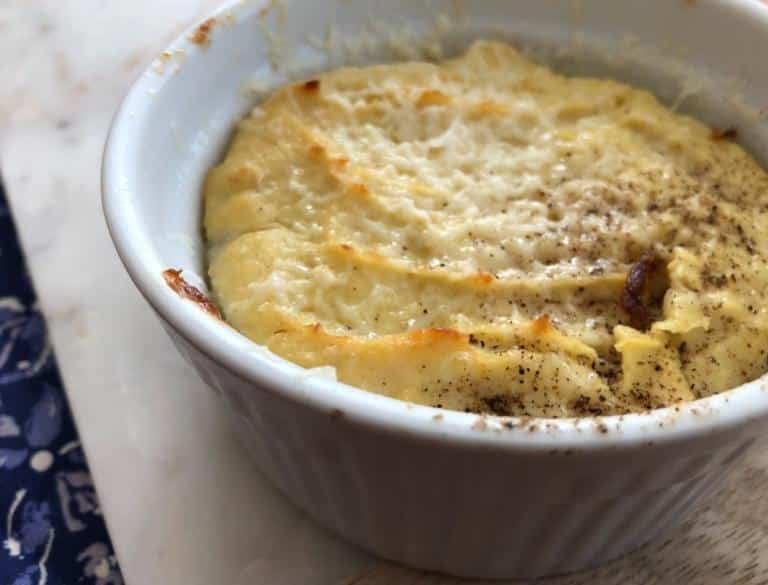 Baked Cauliflower and Parmesan Flan Health Food Radar