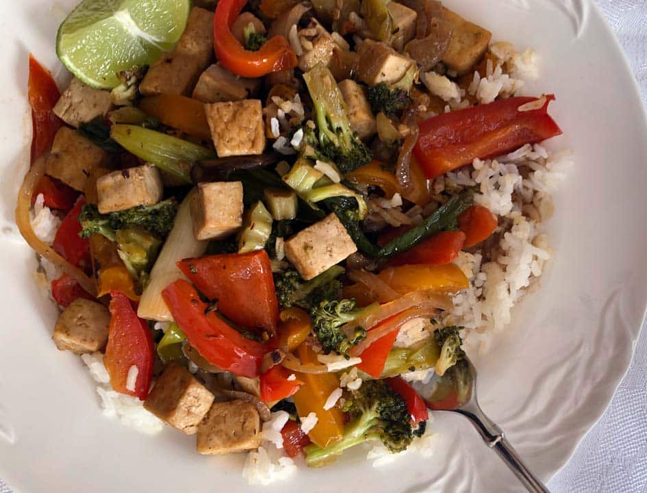 tofu bell pepper recipe