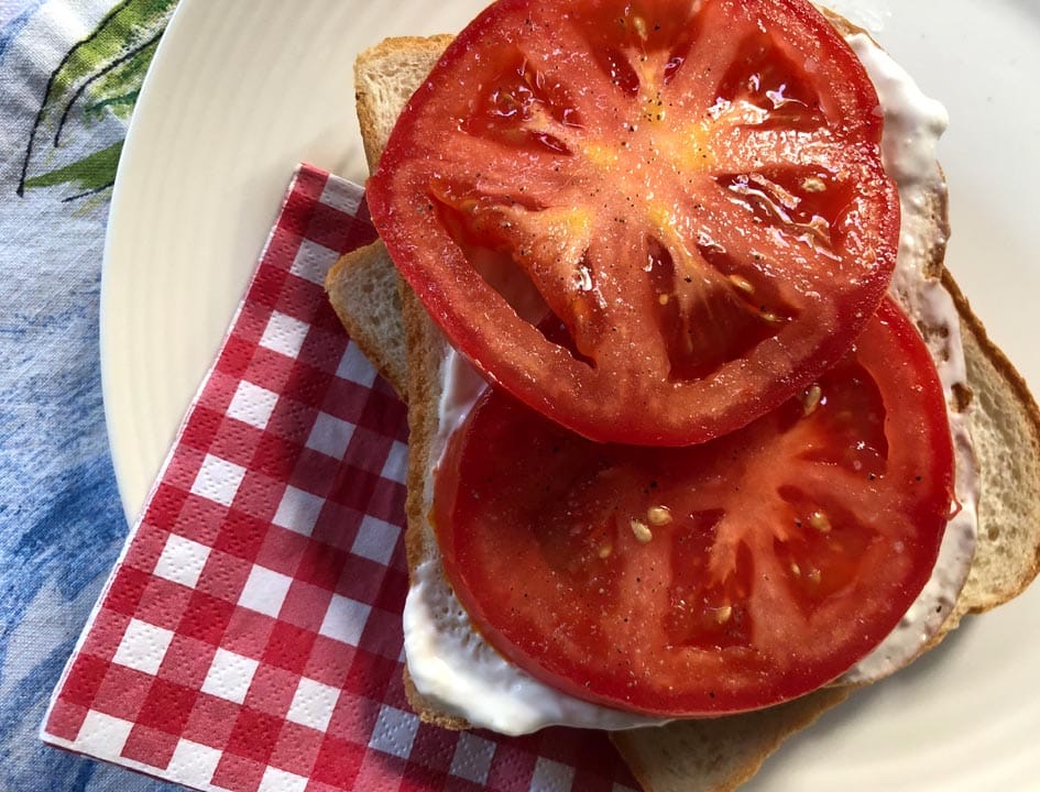 tomato sandwich